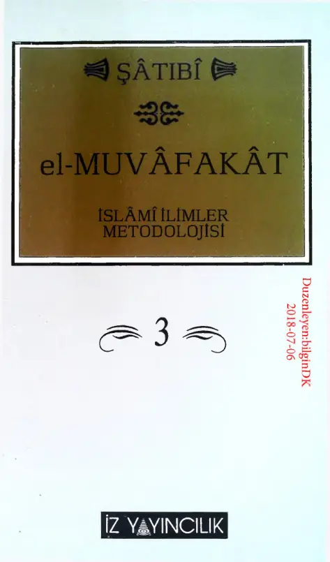 Muvafakat.3_4 PDF – İmam Şatıbi