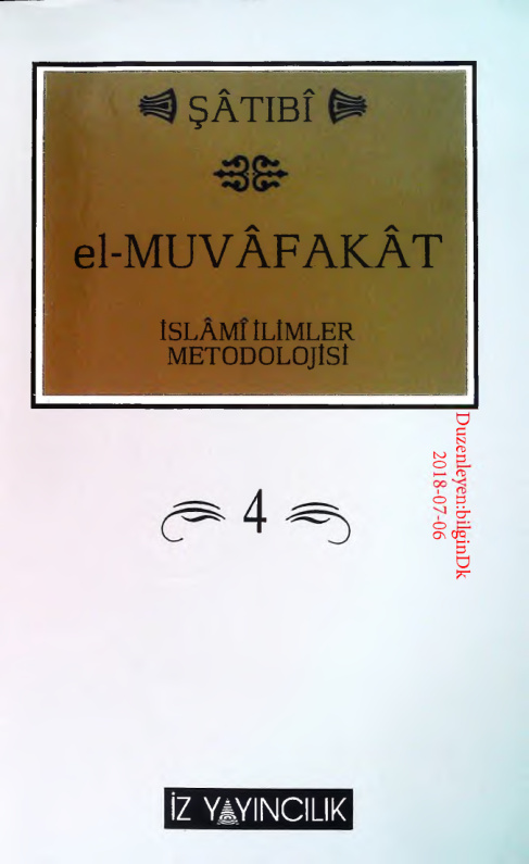 Muvafakat.4_4 PDF – İmam Şatıbi