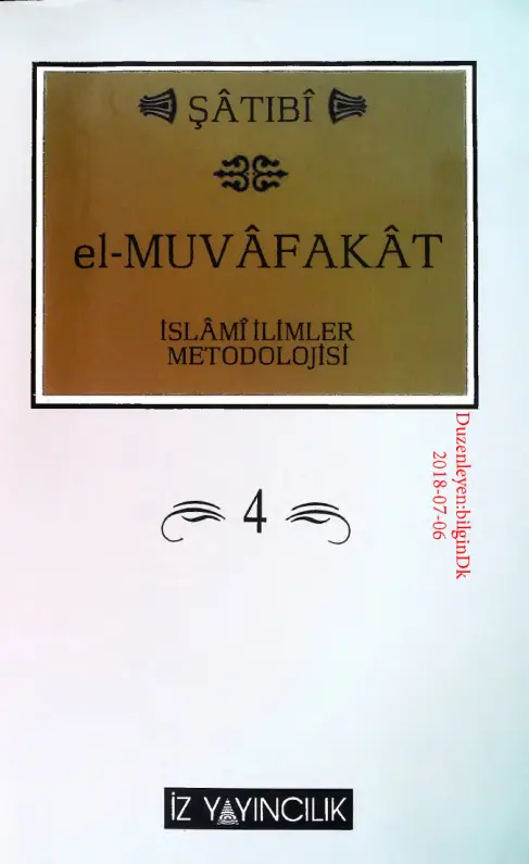 Muvafakat.4_4 PDF – İmam Şatıbi