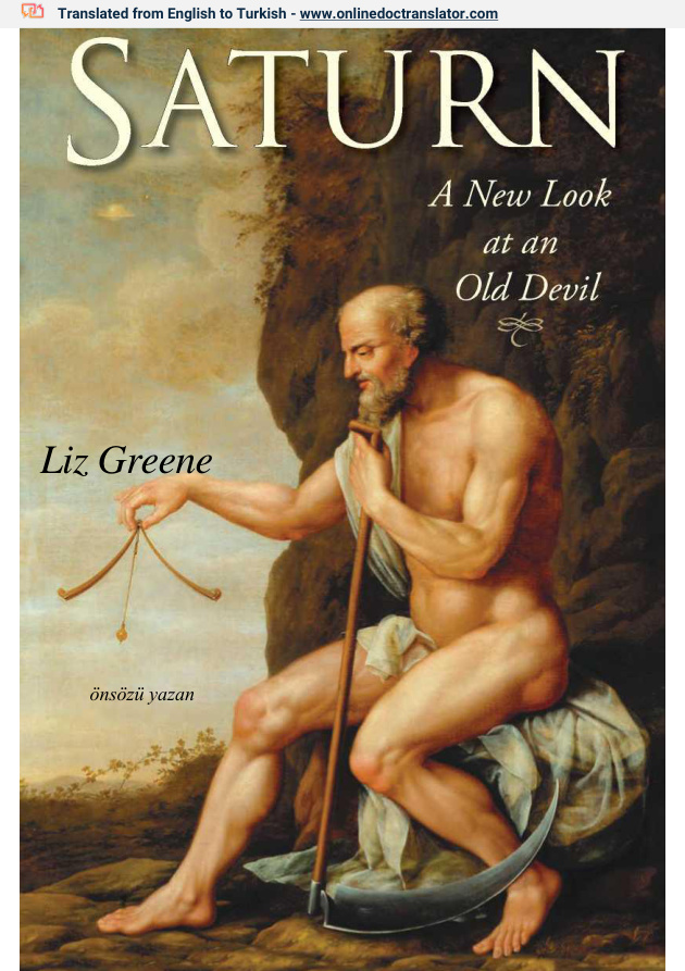 Saturn-Yeni Bir Bakış ve Eski Bir Şeytan PDF – Liz Greene (Muhtemel)