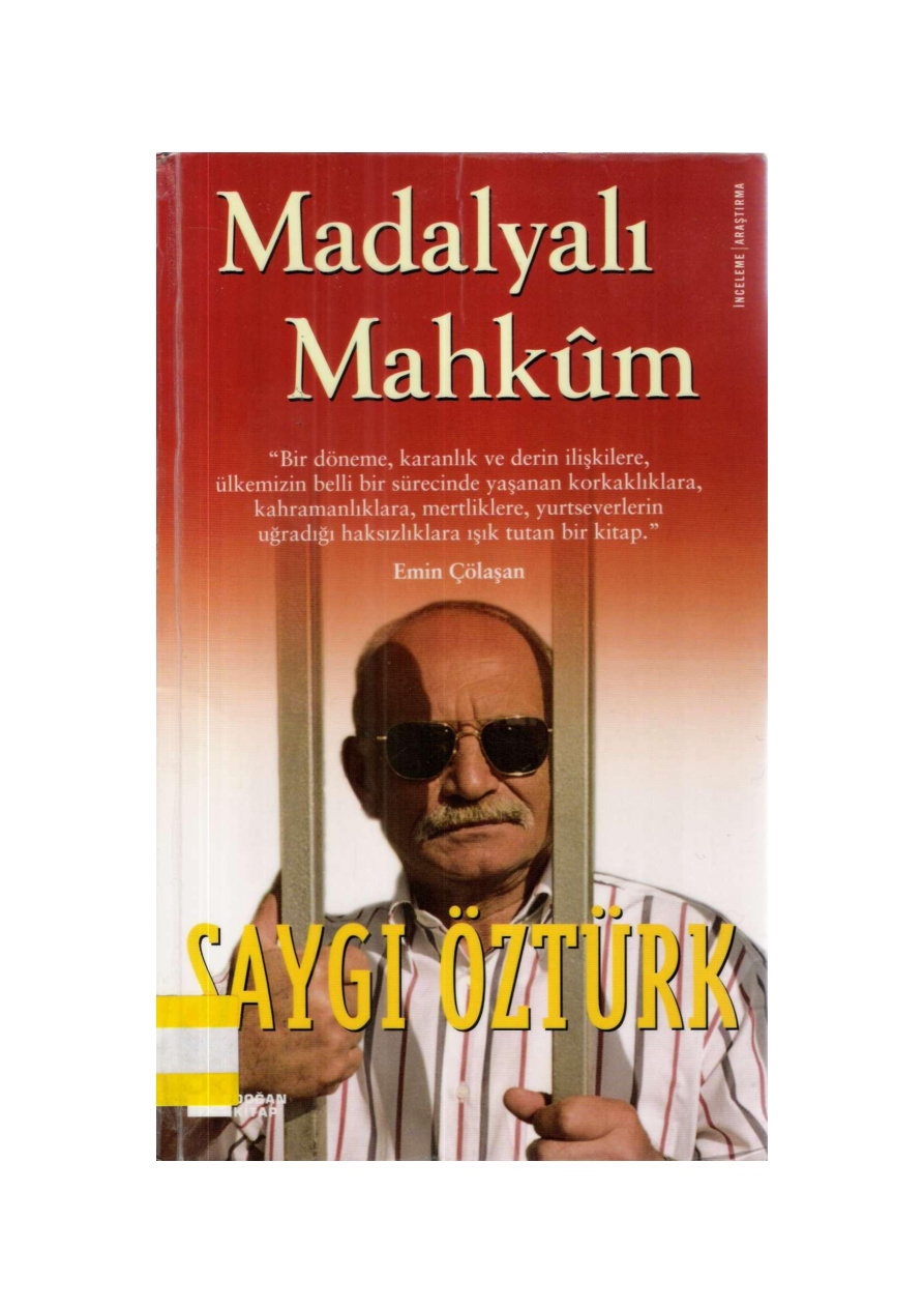 Madalyali Mahkum PDF – Saygı Öztürk