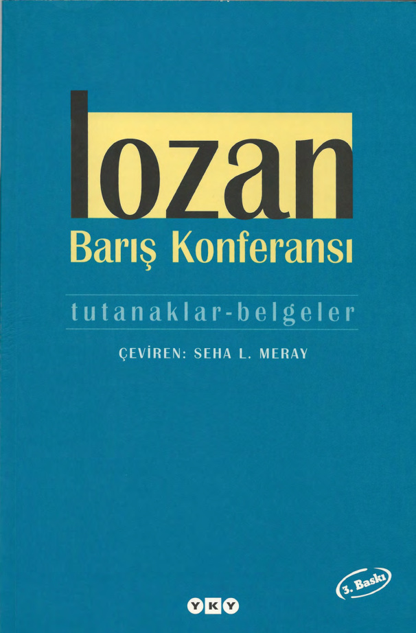 Lozan Barış Konferansı 1 PDF – Seha L. Meray