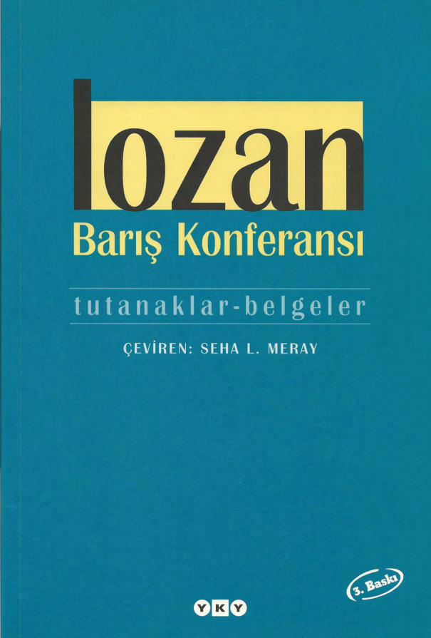 Lozan Barış Konferansı 8 PDF – Seha L. Meray