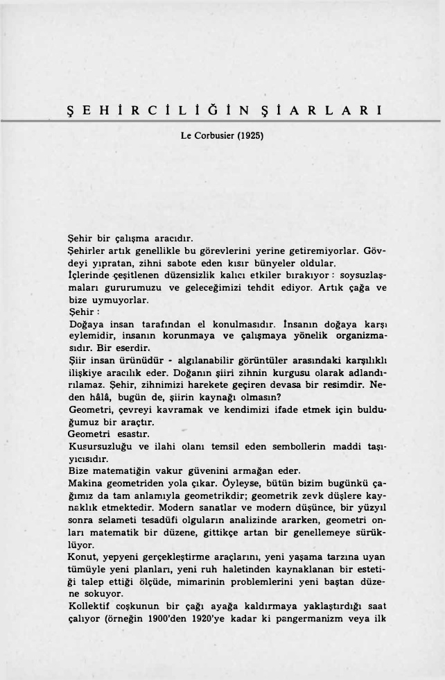 Şehirciliğin Şiarları PDF – Le Corbusier (Çev. İhsan Bilgin)