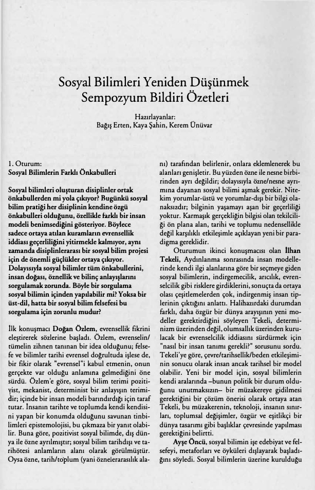 Sempozyum Bildiri Özetleri PDF – Kolektif / Akademik