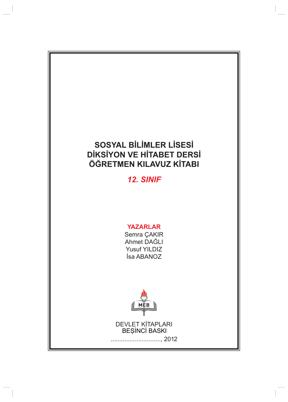 Diksiyon ve Hitabet Dersi PDF – Semra Çakır
