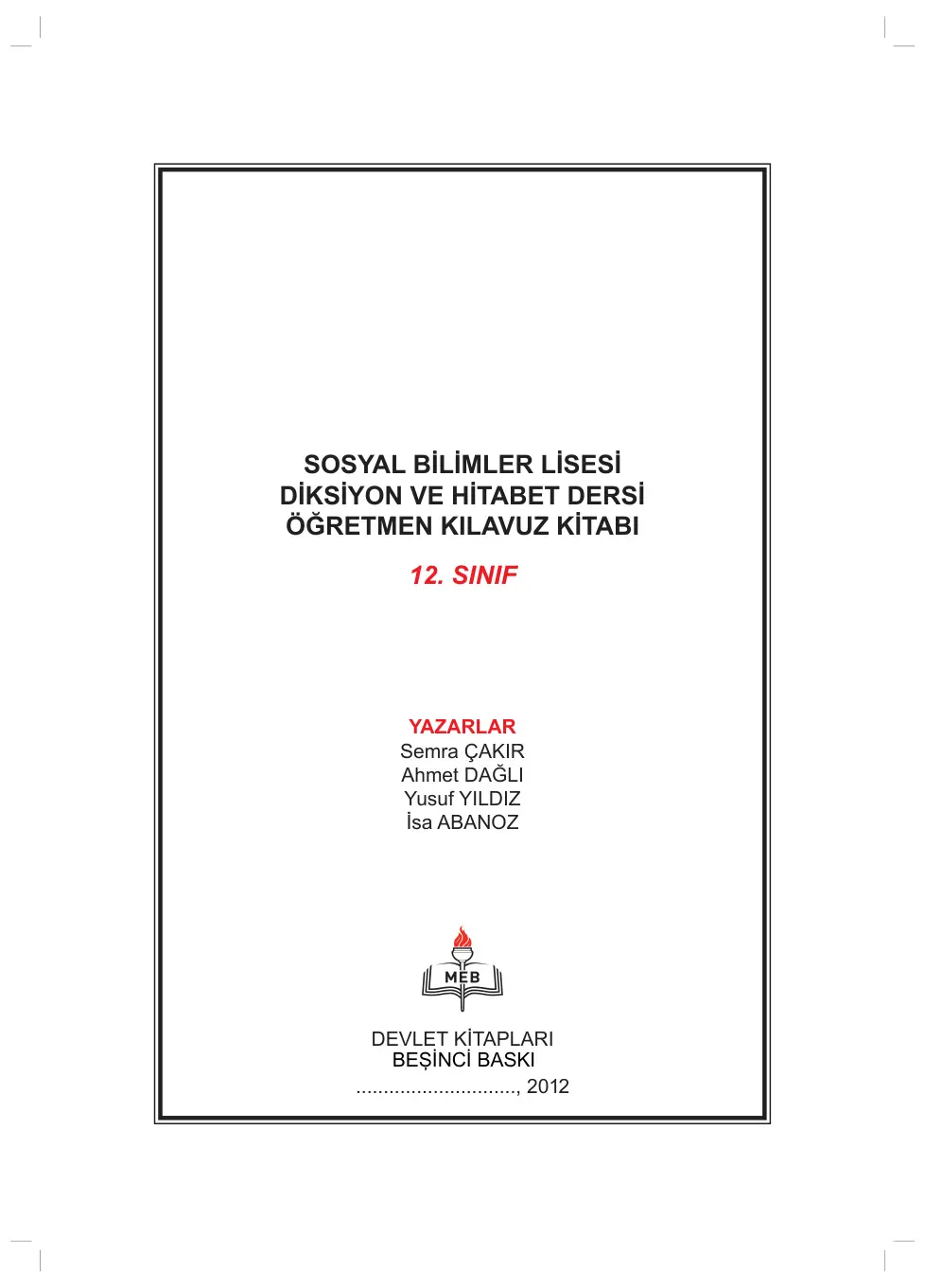 Diksiyon ve Hitabet Dersi PDF – Semra Çakır