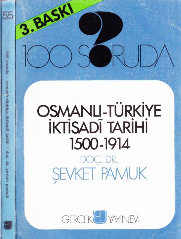 100 Soruda Osmanlı Türkiye İktisadi Tarihi 1500-1914 PDF – Şevket Pamuk