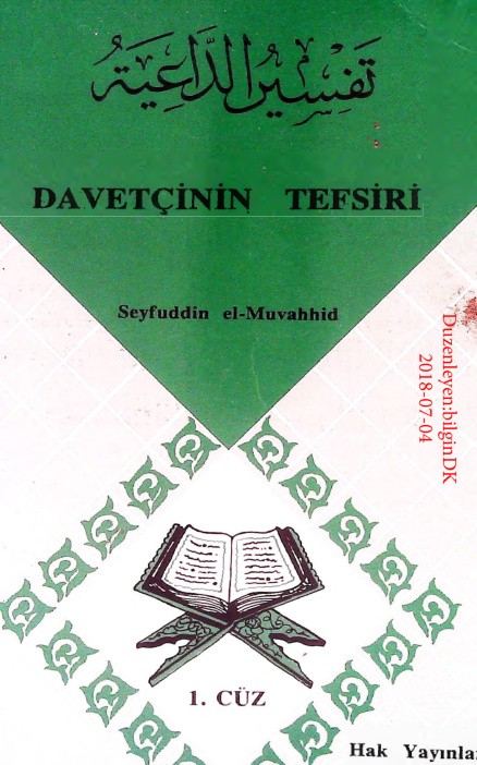 Davetcinin Tefsiri.1_10 PDF – Seyfuddin El Muhavvid
