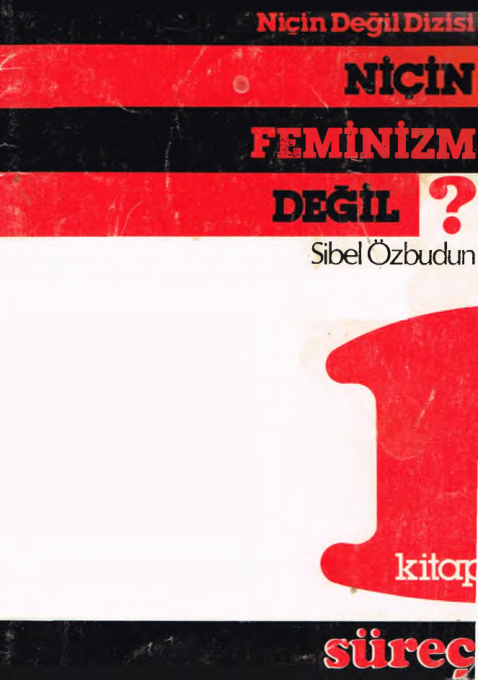 Niçin Feminizm Değil PDF – Sibel Özbudun