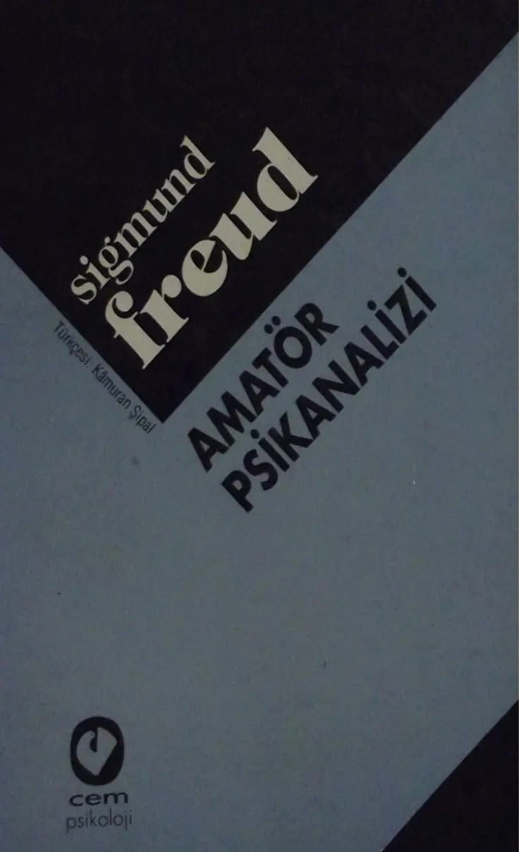 Amatör Psikanalizi PDF – Sigmund Freud