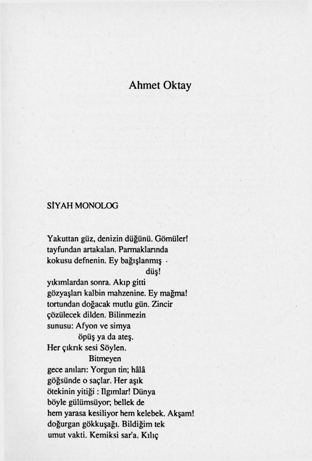Şiirler (Ahmet Oktay & Salih Ecer…) PDF – Ahmet Oktay, Salih Ecer, İskender Savaşır, Seyhan Erözçelik