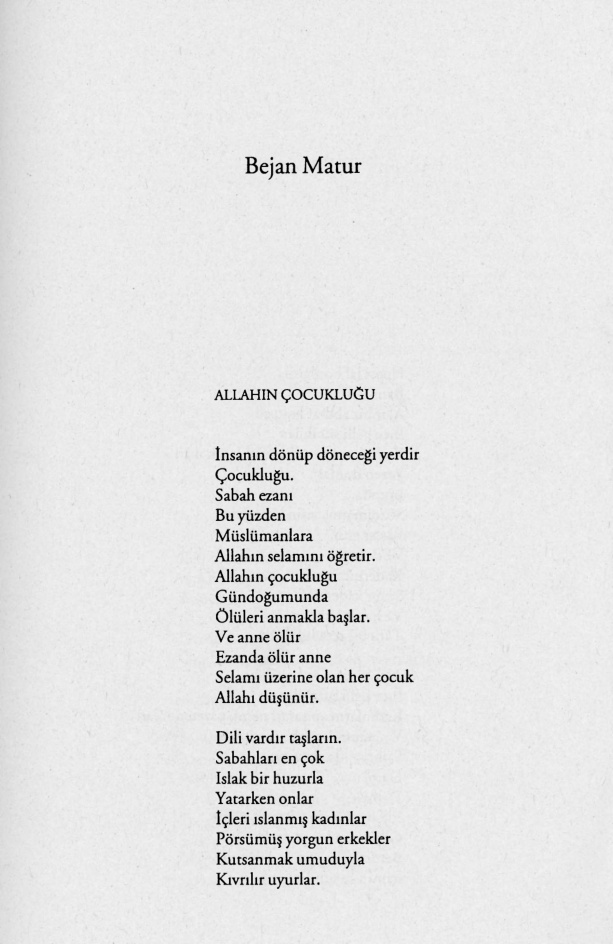 Şiirler (Bejan Matur & Nilgün Üstün…) PDF – Bejan Matur, Nilgün Üstün, Meltem Ahıska, İskender Savaşır