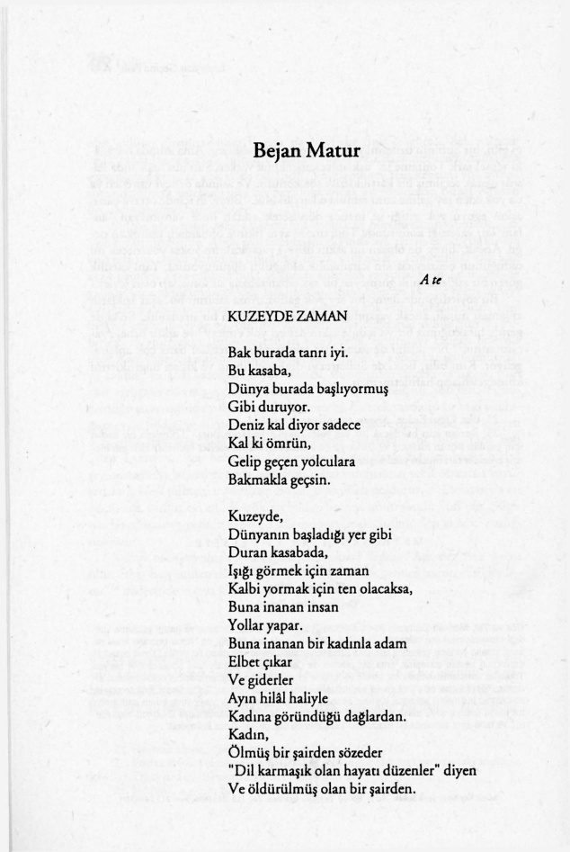 Şiirler (Bejan Matur & Roni Margulies…) PDF – Bejan Matur, Roni Margulies, Meltem Ahıska, Mehmet Yaşın, Uğur Kır