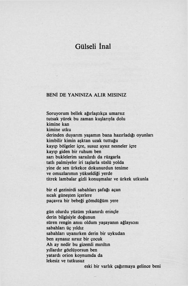 Şiirler (Gülseli İnal & Cüneyt Vardar…) PDF – Gülseli İnal, Cüneyt Vardar, Mahir Öztaş, Atılgan Bayar, Tarık Günersel