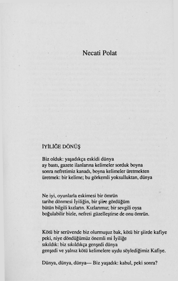 Şiirler (Necati Polat & Meltem Ahıska…) PDF – Necati Polat, Meltem Ahıska, Roni Margulies, İskender Savaşır