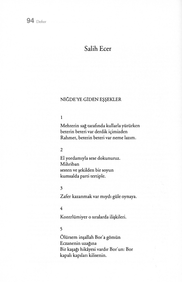 Şiirler (Salih Ecer & Şükrü Erbaş…) PDF – Salih Ecer, Şükrü Erbaş, Mehmet Yaşın, Bejan Matur, Metin Kaygalak