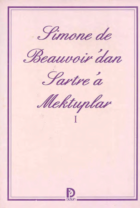 Sartre’a Mektuplar PDF – Simone de Beauvoir