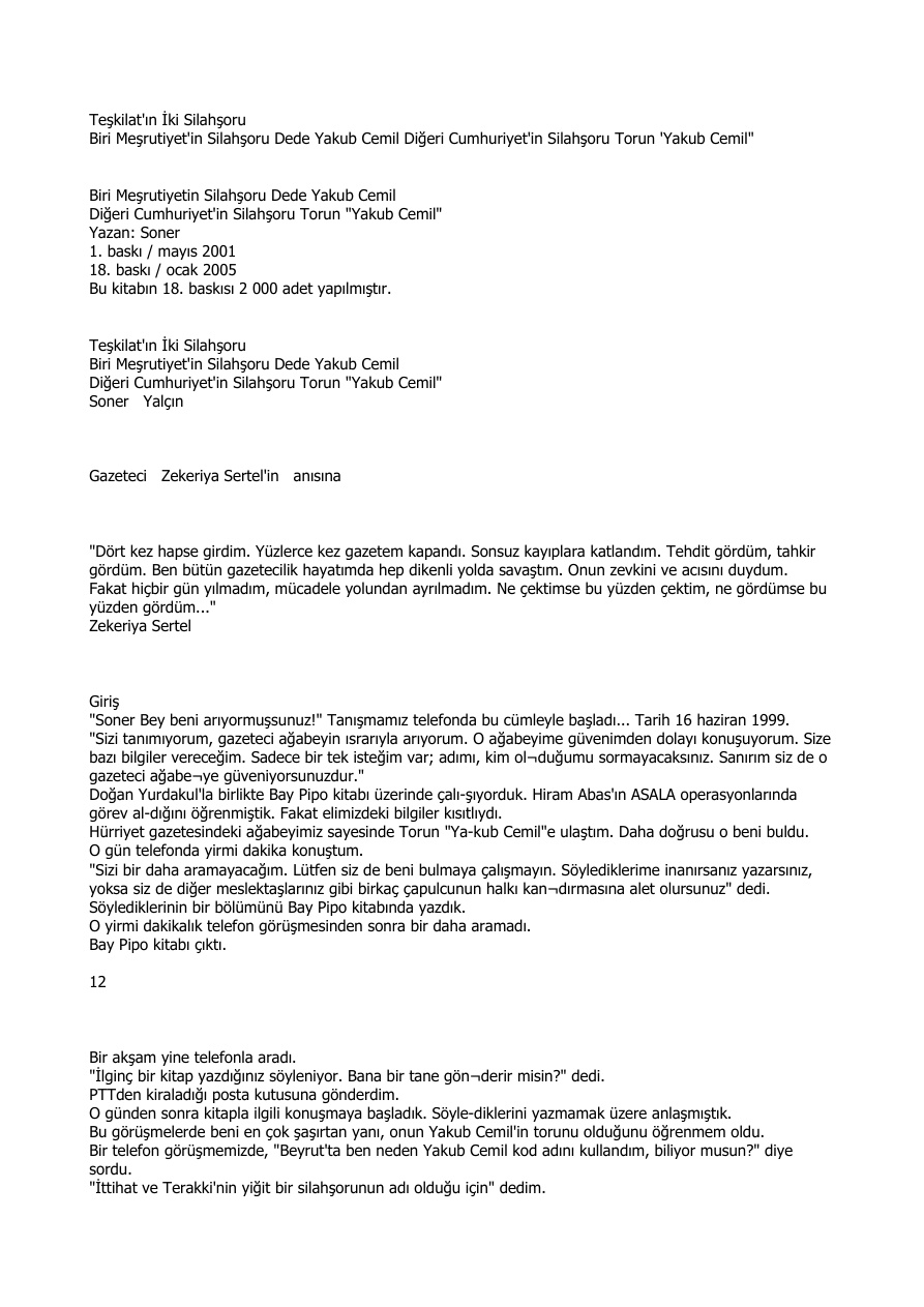 Teskilatin Iki Silahsoru PDF – Soner Yalçın