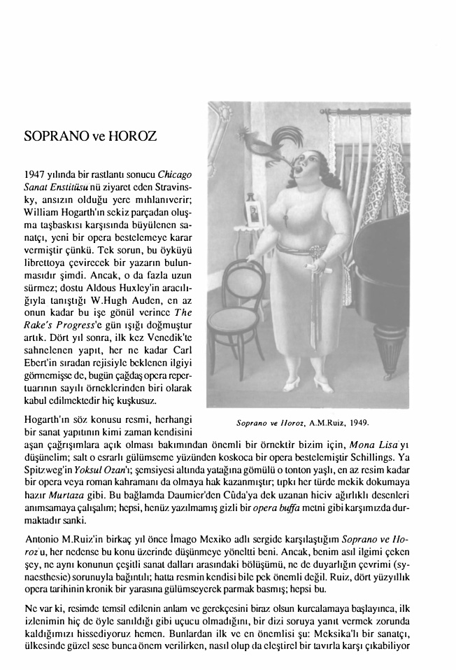 Soprano ve Horoz PDF – Mehmet Ergüven