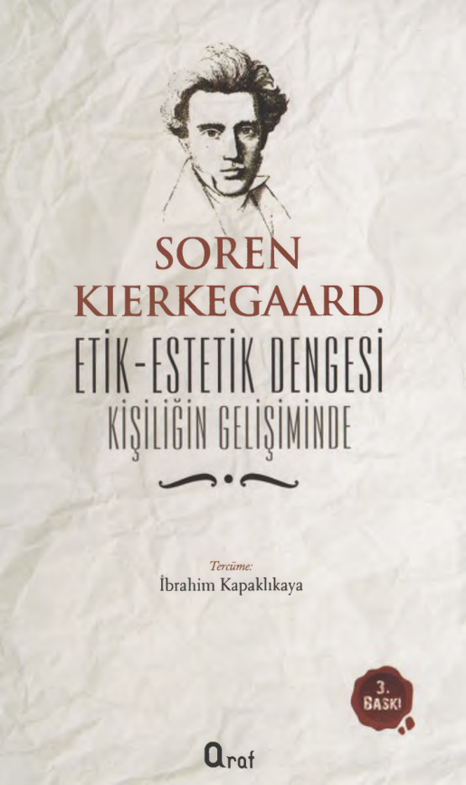 Kişiliğin Gelişiminde Etik Estetik Dengesi PDF – Søren Kierkegaard