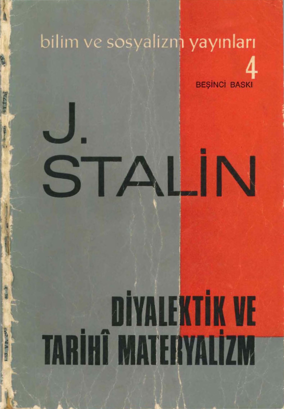 Diyalektik ve Tarihi Materyalizm PDF – Josef Stalin