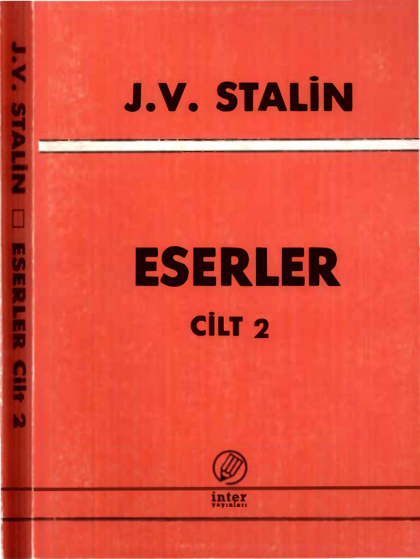 Eserler Cilt II PDF – Josef Stalin