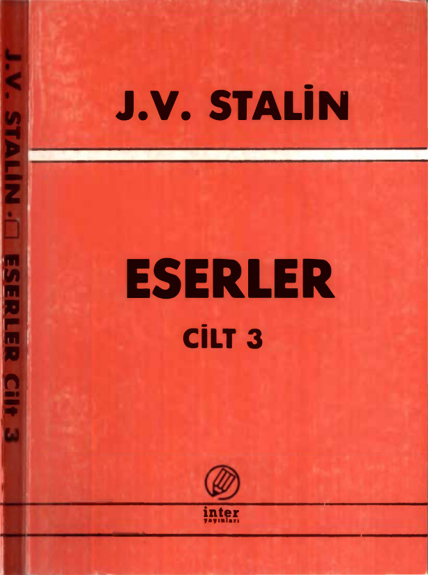 Eserler Cilt III PDF – Josef Stalin