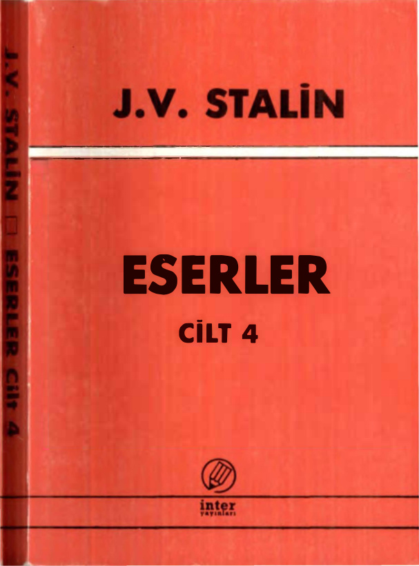 Eserler Cilt IV PDF – Josef Stalin