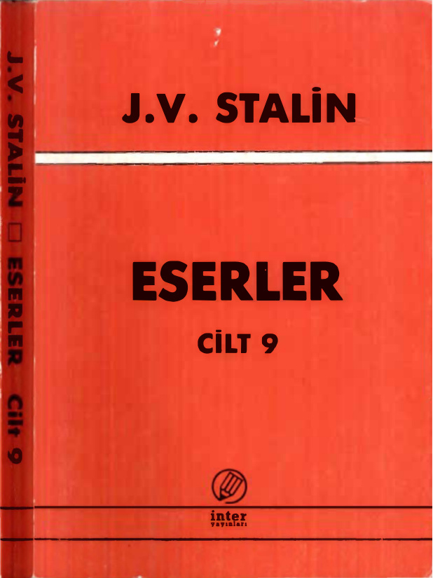 Eserler Cilt IX PDF – Josef Stalin