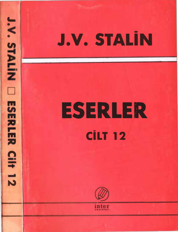 Eserler Cilt XII PDF – Josef Stalin