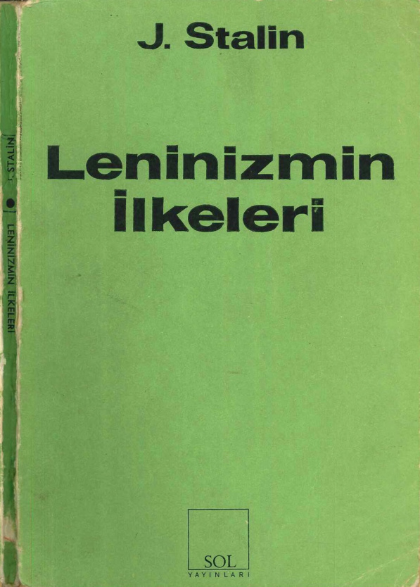 Stalin Leninizmin İlkeleri PDF – Josef Stalin