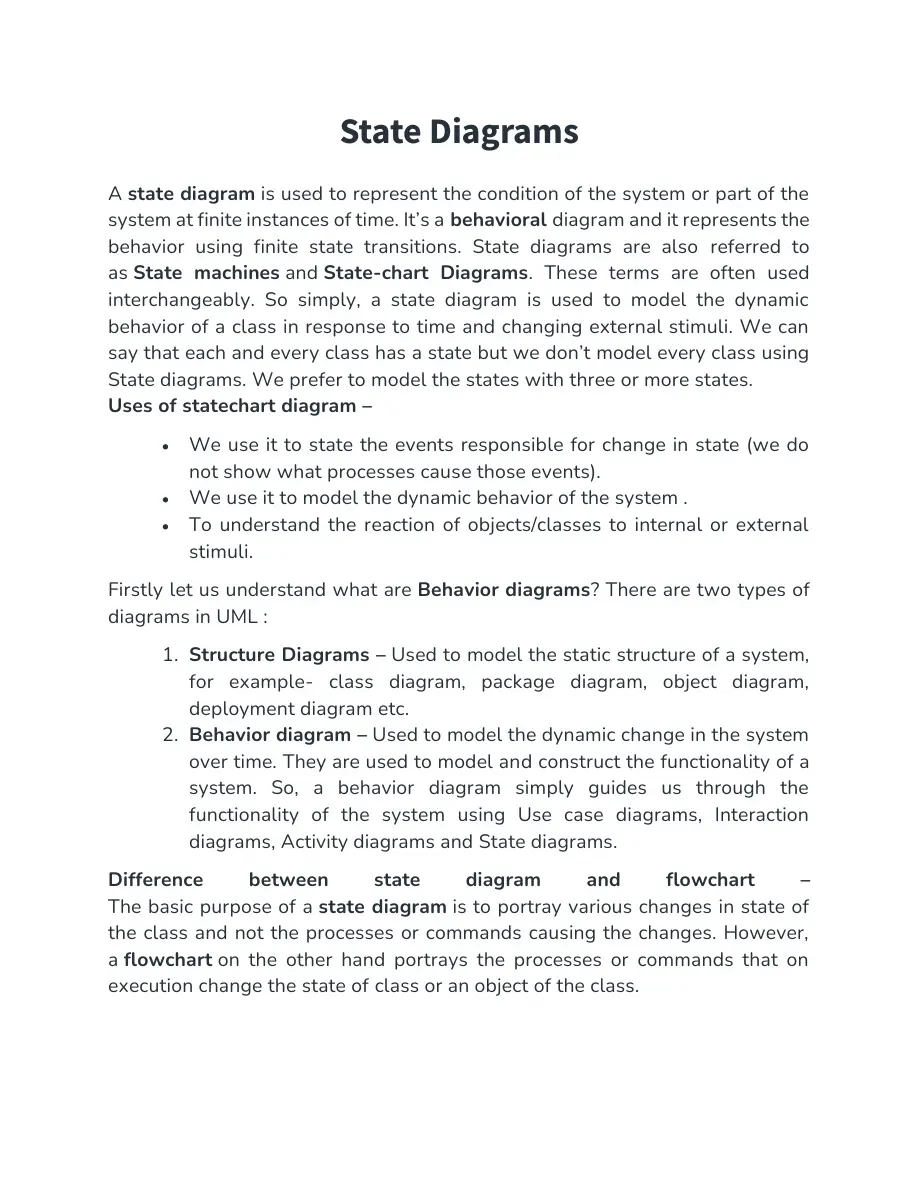 State Diagram PDF – Unknown