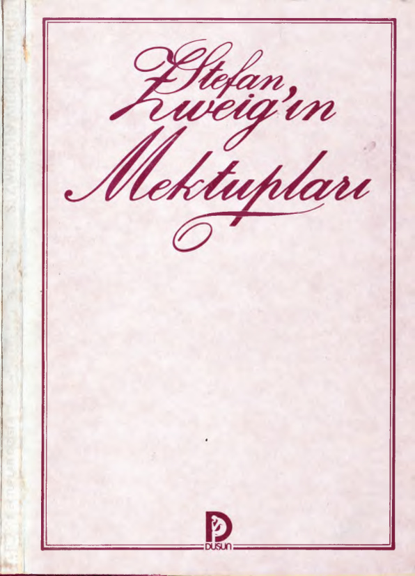Stefan Zweig’ın Mektupları PDF – Stefan Zweig
