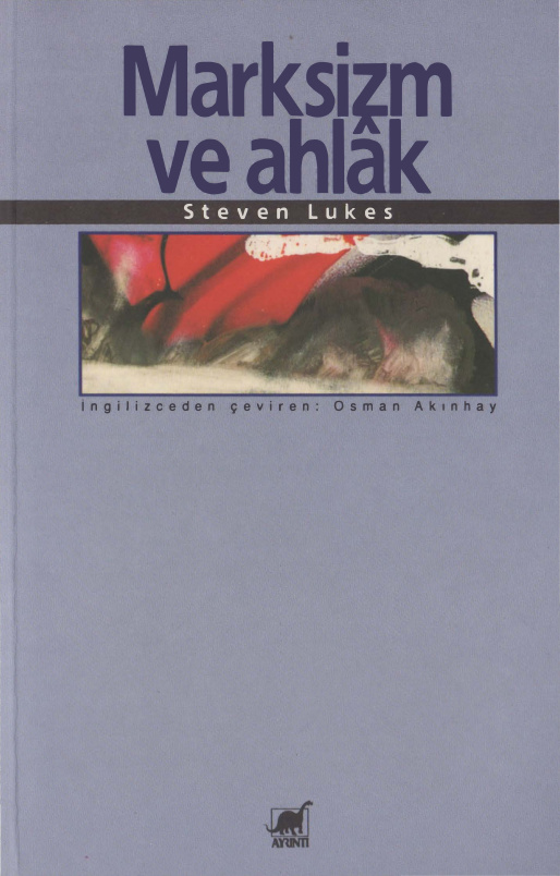 Marksizm ve Ahlak PDF – Steven Lukes