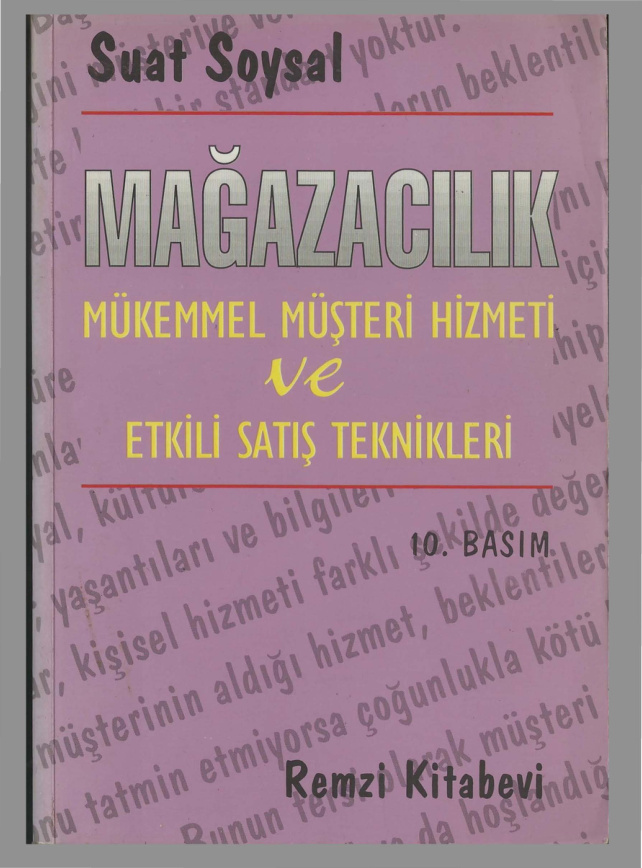 Mağazacılık PDF – Suat Soysal