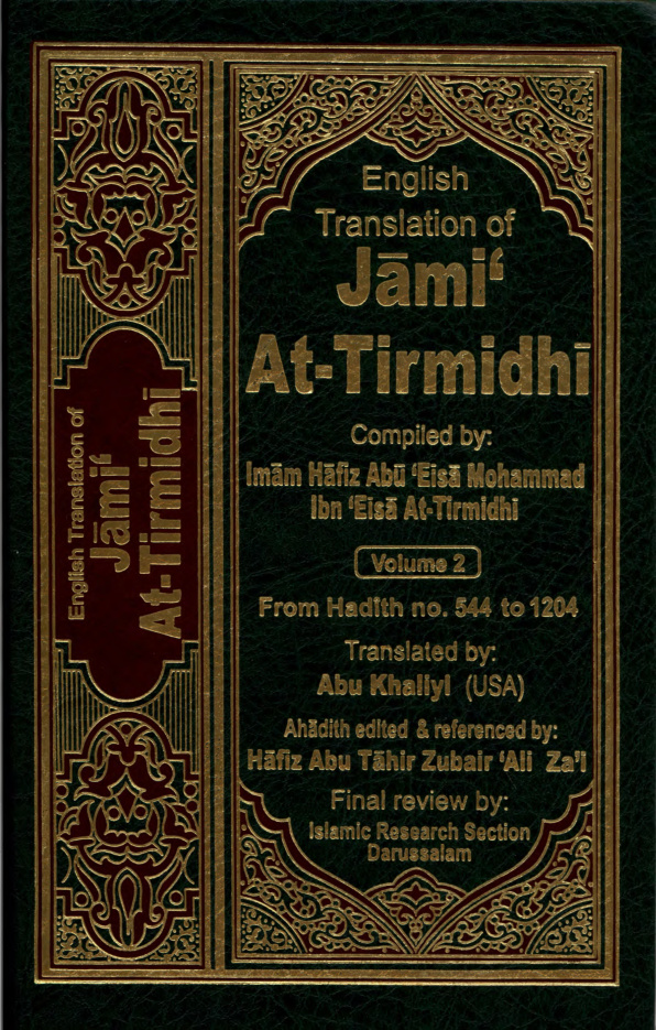 Sunan At-Tirmidhi, vol 2, hadith 0544-1204 PDF – Imam Muhammad ibn Isa at-Tirmidhi