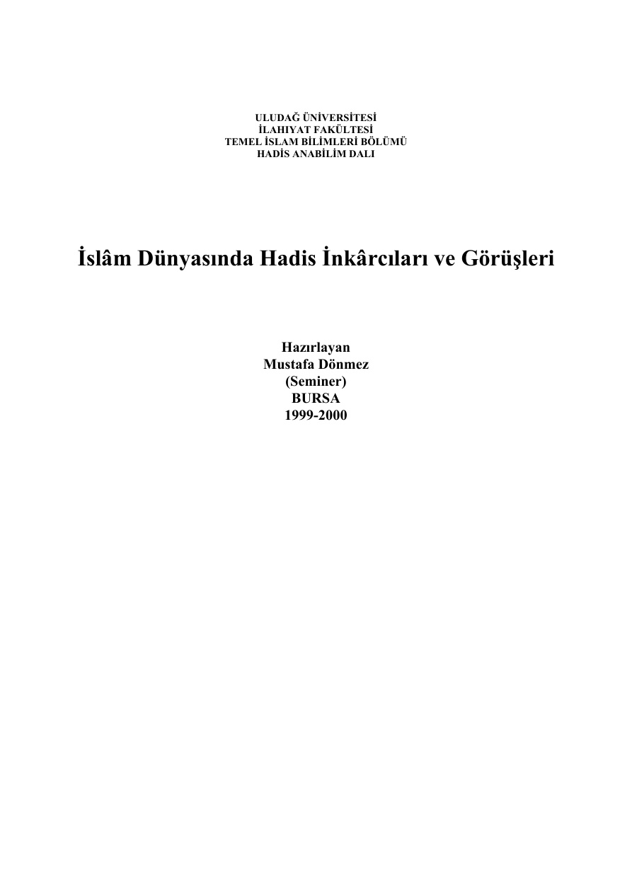 Sunnet Kitaplari (11) PDF – Kolektif / İslami İlimler