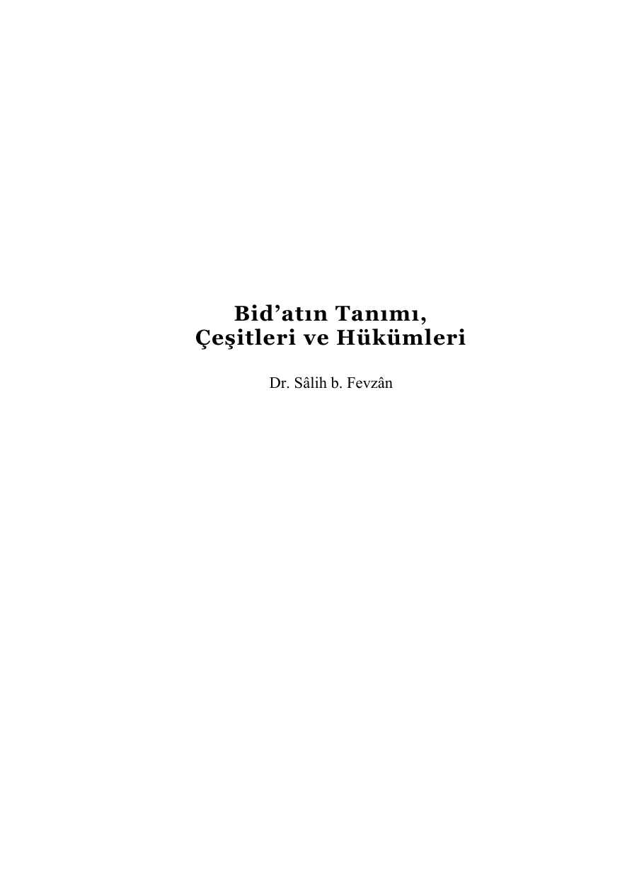 Sunnet Kitaplari (14) PDF – Kolektif / İslami İlimler