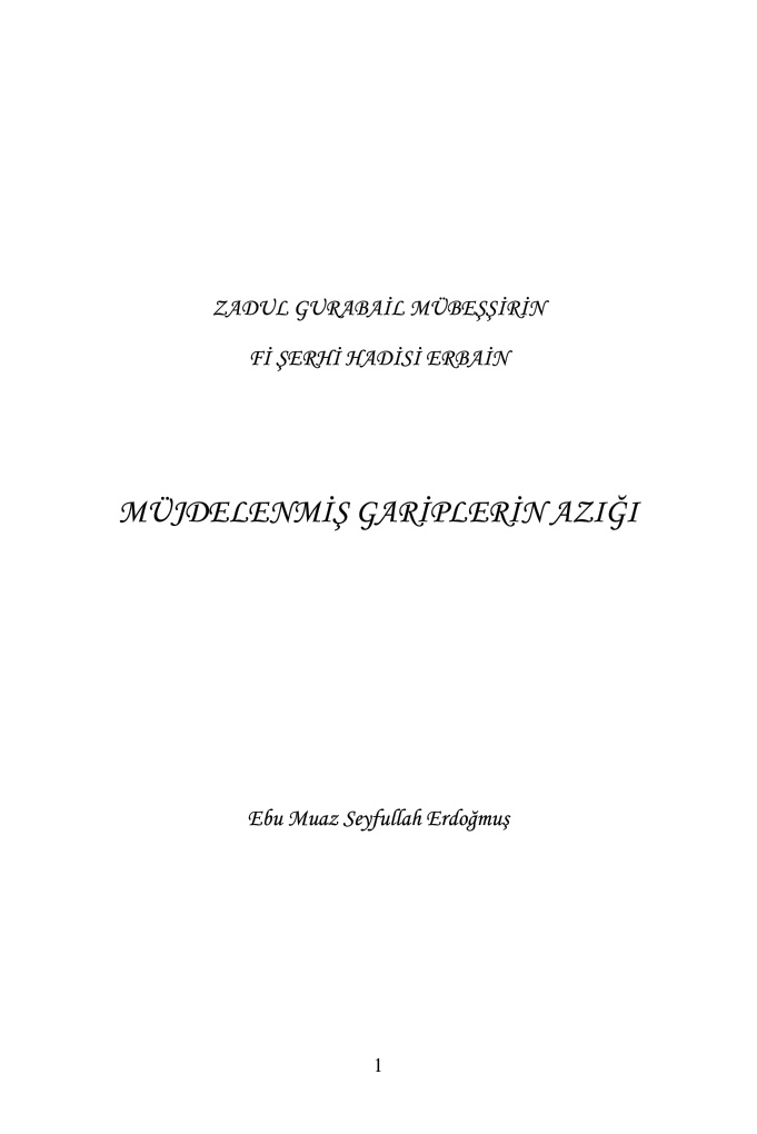 Sunnet Kitaplari (20) PDF – Kolektif / İslami İlimler