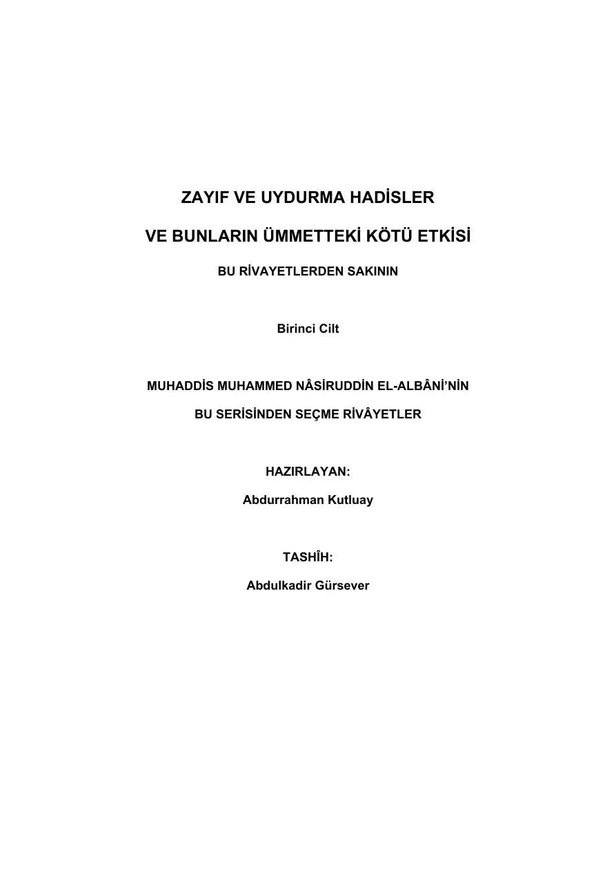 Sunnet Kitaplari (5) PDF – Kolektif / İslami İlimler