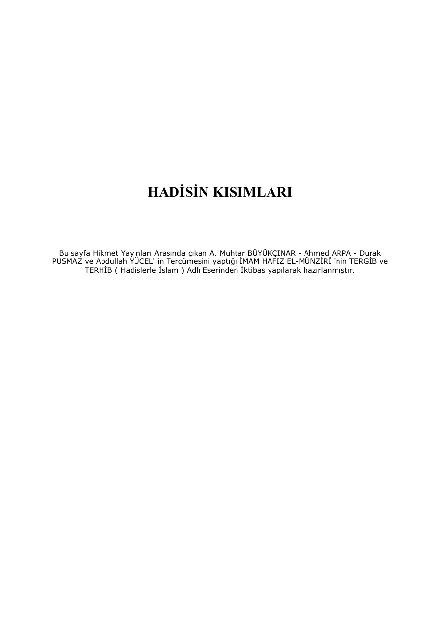 Sunnet Kitaplari (8) PDF – Kolektif / İslami İlimler