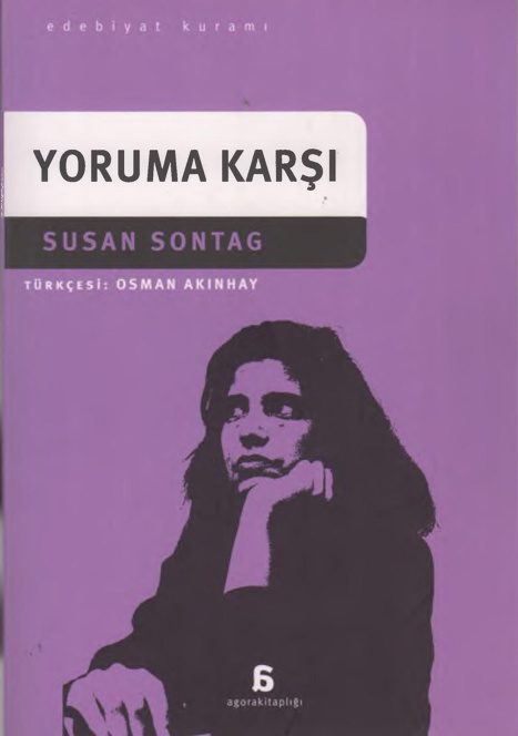 Yoruma Karşı PDF – Susan Sontag