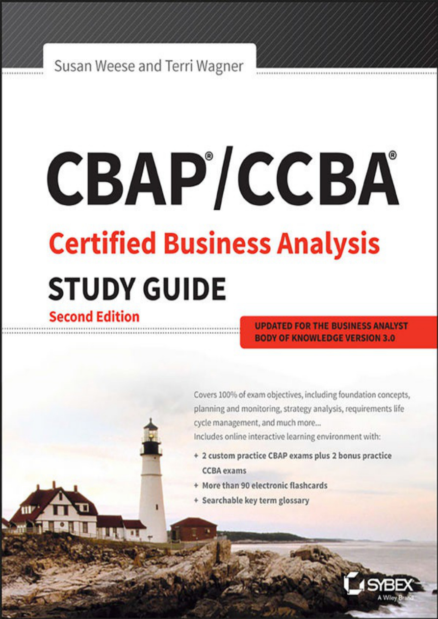 CBAP/CCBA Certified Business Analysis Study Guide PDF – Susan Weese, Terri Wagner
