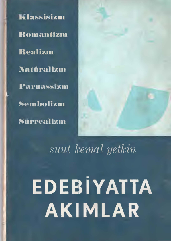Edebiyatta Akımlar PDF – Suut Kemal Yetkin