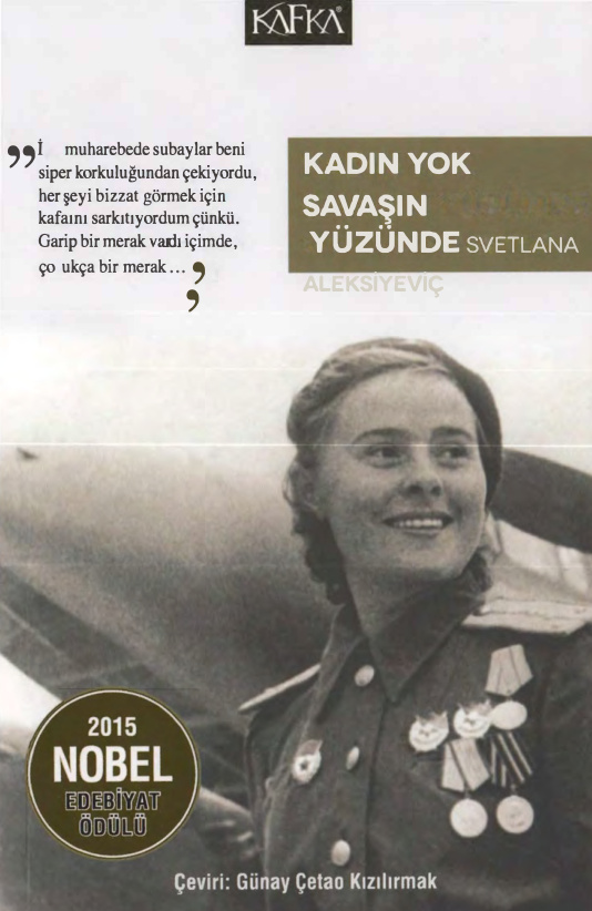 Kadın Yok Savaşın Yüzünde PDF – Svetlana Aleksiyeviç