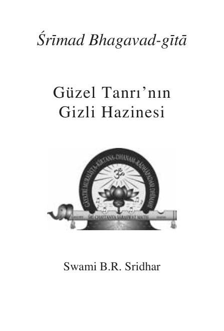 Srimad Bhagavad-gitå_Güzel Tanrı’nın Gizli Hazinesi PDF – Swami B.R. Sridhar