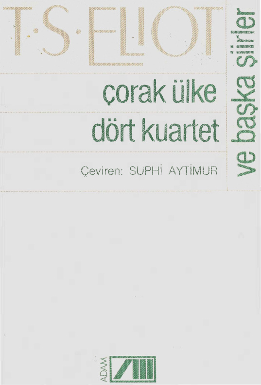 Çorak Ülke PDF – T. S. Eliot