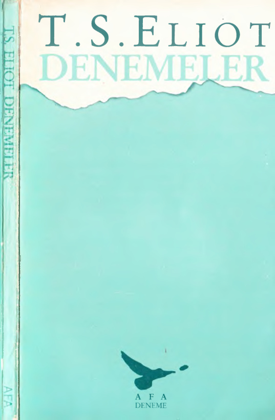 Denemeler 1 PDF – T. S. Eliot