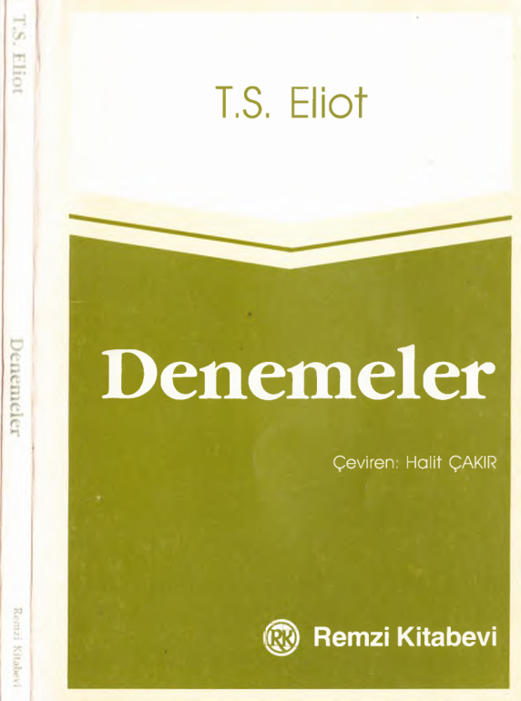 Denemeler 2 PDF – T. S. Eliot